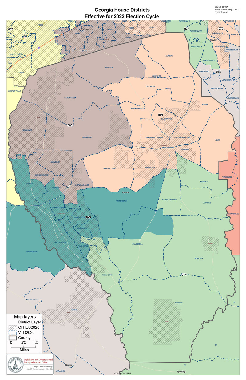 Georgia-State-House-of-Representatives-Districts-Map
